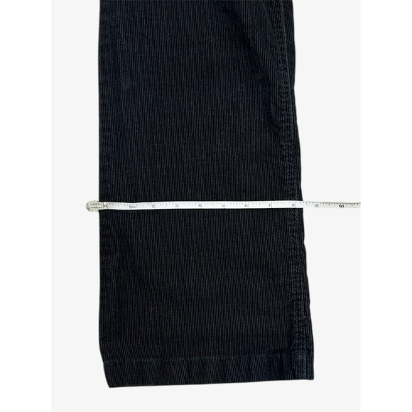 Jones New York Sport Trousers 4 Black Corduroy Stretch Mid Rise Bootcut Classic - Picture 5 of 9